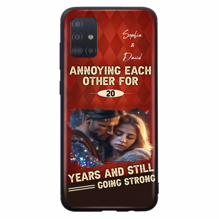 Personalized Couple Photo Phone Case - Gift Idea For Couple - Annoying Each Other For 20 Years And Still Going Strong - Case For iPhone/Samsung