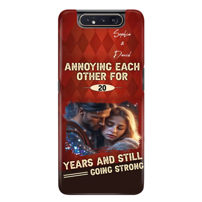 Personalized Couple Photo Phone Case - Gift Idea For Couple - Annoying Each Other For 20 Years And Still Going Strong - Case For iPhone/Samsung