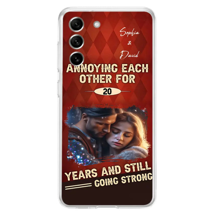 Personalized Couple Photo Phone Case - Gift Idea For Couple - Annoying Each Other For 20 Years And Still Going Strong - Case For iPhone/Samsung