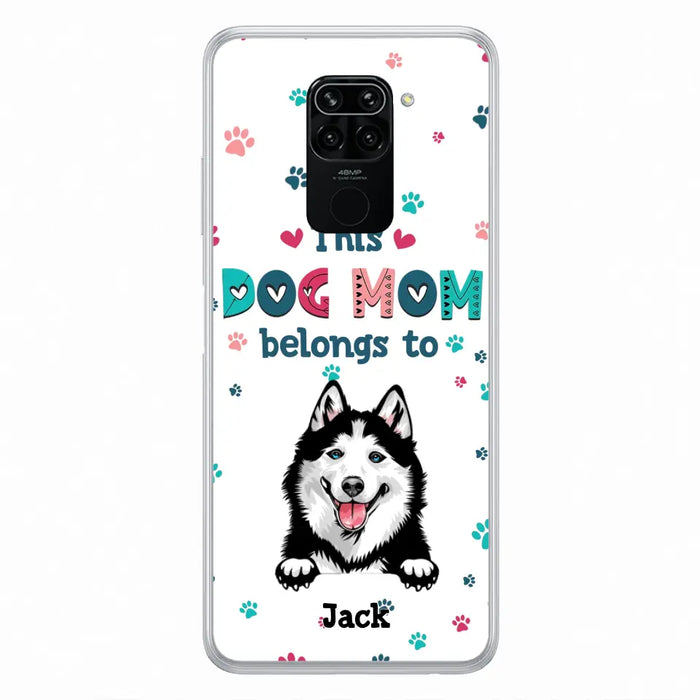 Custom Personalized Dog Phone Case For Oppo/Xiaomi/Huawei - Gift Idea For Dog Lover - Up to 6 Dogs - This Dog Mom Belongs To