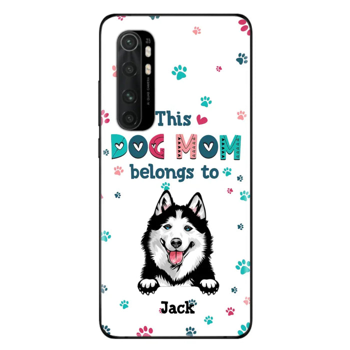 Custom Personalized Dog Phone Case For Oppo/Xiaomi/Huawei - Gift Idea For Dog Lover - Up to 6 Dogs - This Dog Mom Belongs To