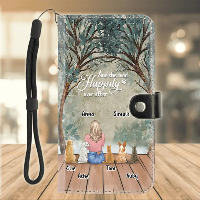 Personalized Pet Mom Phone Wallet – PU Leather Wallet Purse - Up to 5 pets