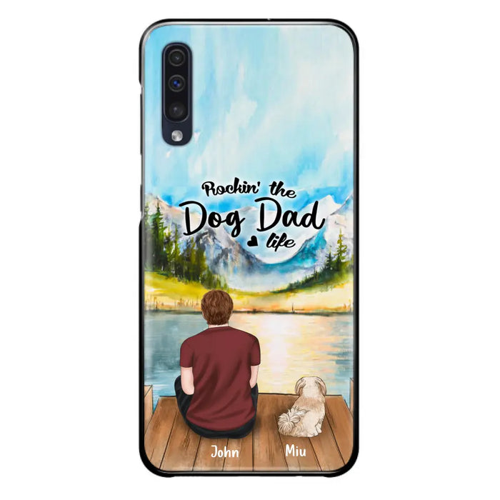 Personalized Pet Mom/Dad Phone Case - Chubby or Slim with up to 7 Pets - Case For Samsung Galaxy A