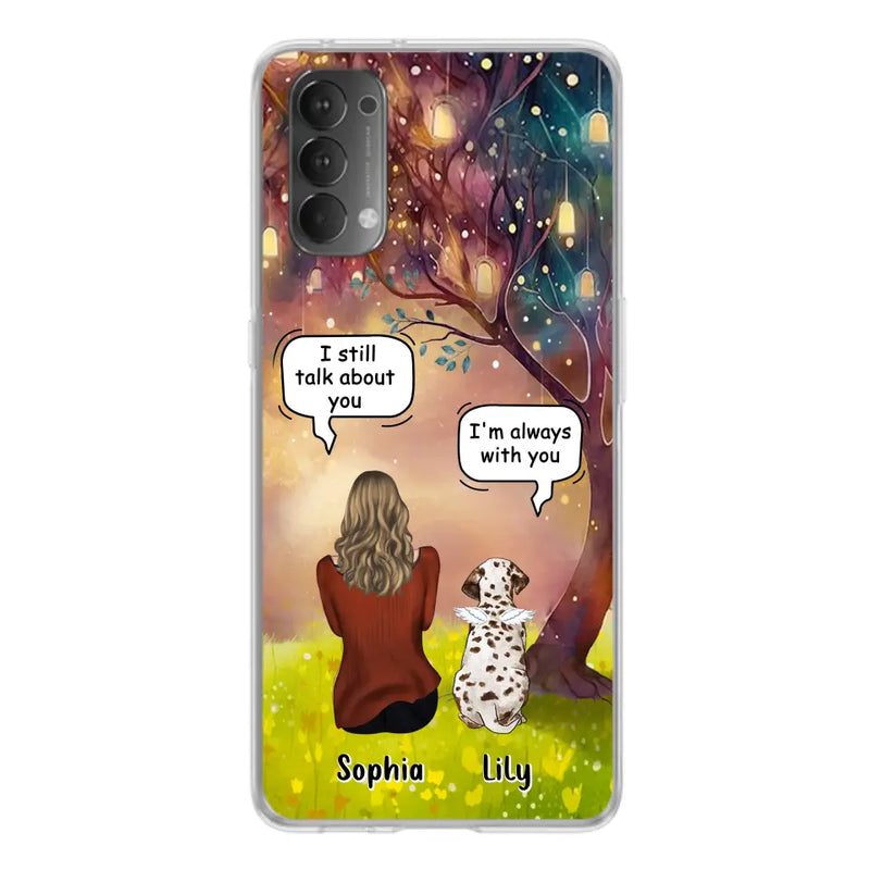 Personalized Memorial Dog Mom Phone Case - Up to 3 Dogs - Memorial Gift Idea for Dog Lovers - I'm Always With You - Case For Xiaomi/Oppo/Huawei