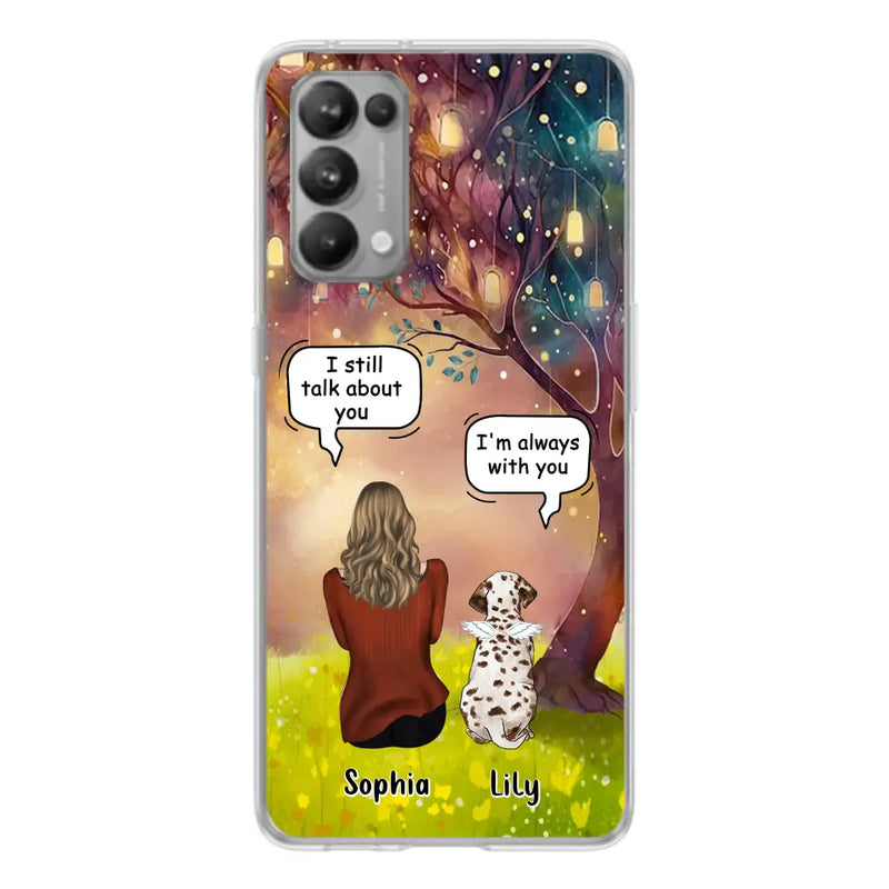 Personalized Memorial Dog Mom Phone Case - Up to 3 Dogs - Memorial Gift Idea for Dog Lovers - I'm Always With You - Case For Xiaomi/Oppo/Huawei