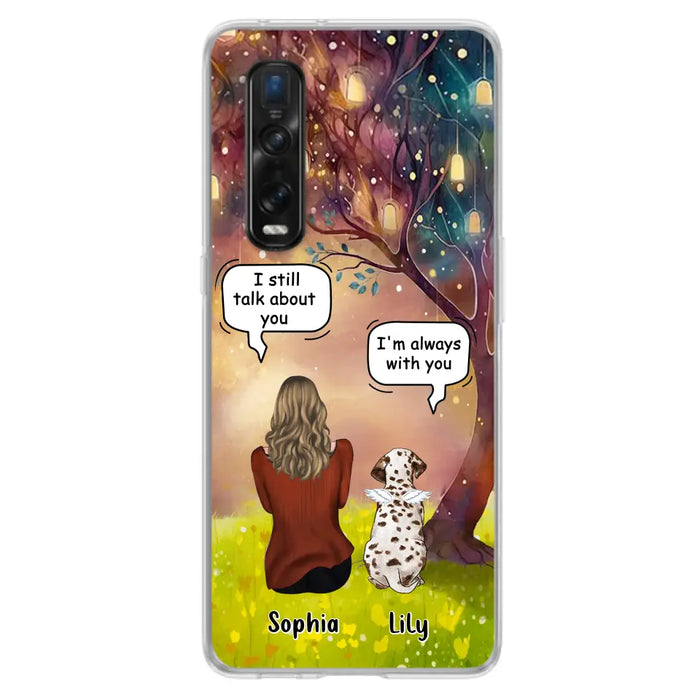 Custom Personalized Memorial Dog Mom Phone Case - Upto 3 Dogs - Memorial Gift Idea for Dog Lovers - I'm Always With You - Case For Xiaomi/Oppo/Huawei