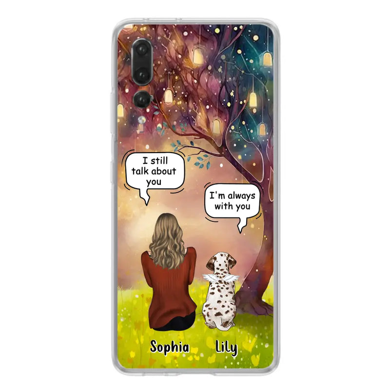 Personalized Memorial Dog Mom Phone Case - Up to 3 Dogs - Memorial Gift Idea for Dog Lovers - I'm Always With You - Case For Xiaomi/Oppo/Huawei