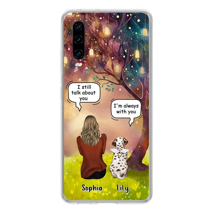 Custom Personalized Memorial Dog Mom Phone Case - Upto 3 Dogs - Memorial Gift Idea for Dog Lovers - I'm Always With You - Case For Xiaomi/Oppo/Huawei