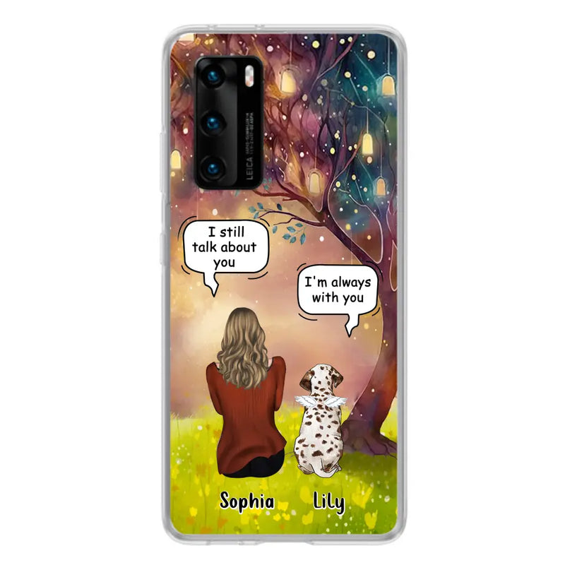 Personalized Memorial Dog Mom Phone Case - Up to 3 Dogs - Memorial Gift Idea for Dog Lovers - I'm Always With You - Case For Xiaomi/Oppo/Huawei