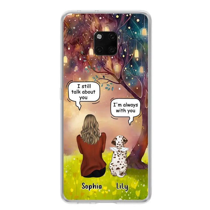 Custom Personalized Memorial Dog Mom Phone Case - Upto 3 Dogs - Memorial Gift Idea for Dog Lovers - I'm Always With You - Case For Xiaomi/Oppo/Huawei