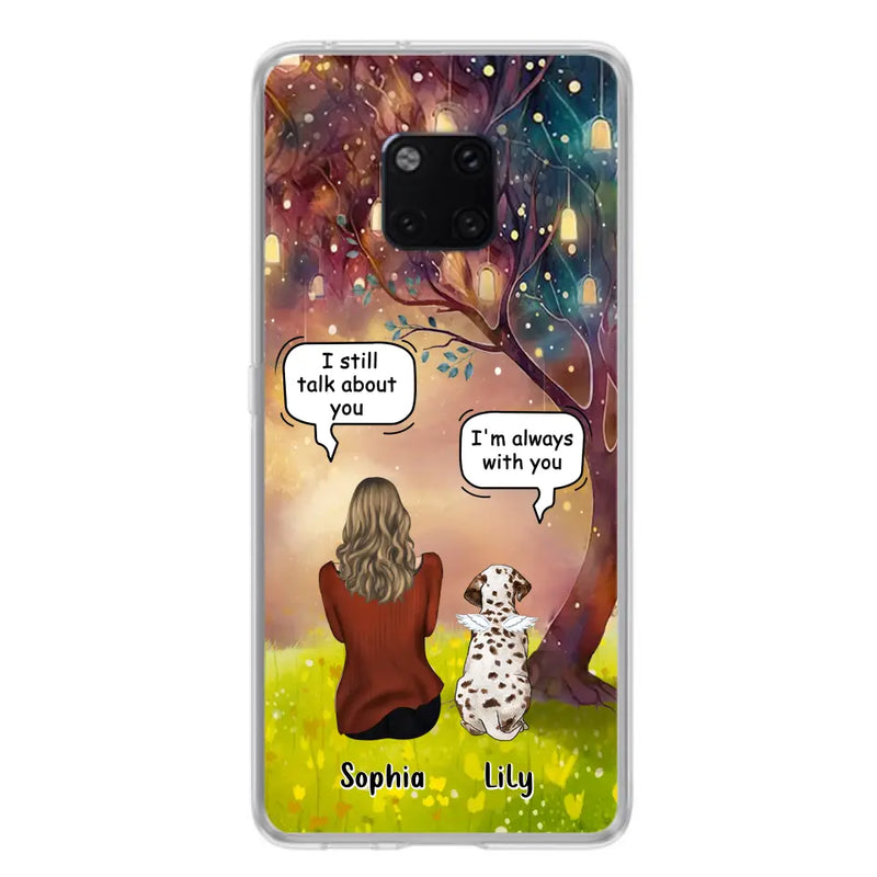Personalized Memorial Dog Mom Phone Case - Up to 3 Dogs - Memorial Gift Idea for Dog Lovers - I'm Always With You - Case For Xiaomi/Oppo/Huawei
