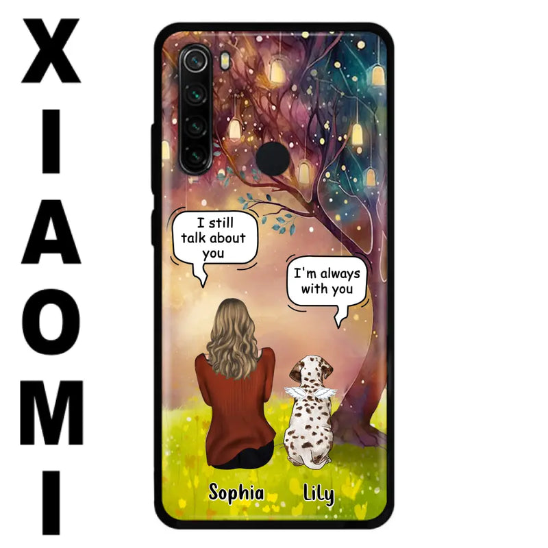 Personalized Memorial Dog Mom Phone Case - Up to 3 Dogs - Memorial Gift Idea for Dog Lovers - I'm Always With You - Case For Xiaomi/Oppo/Huawei