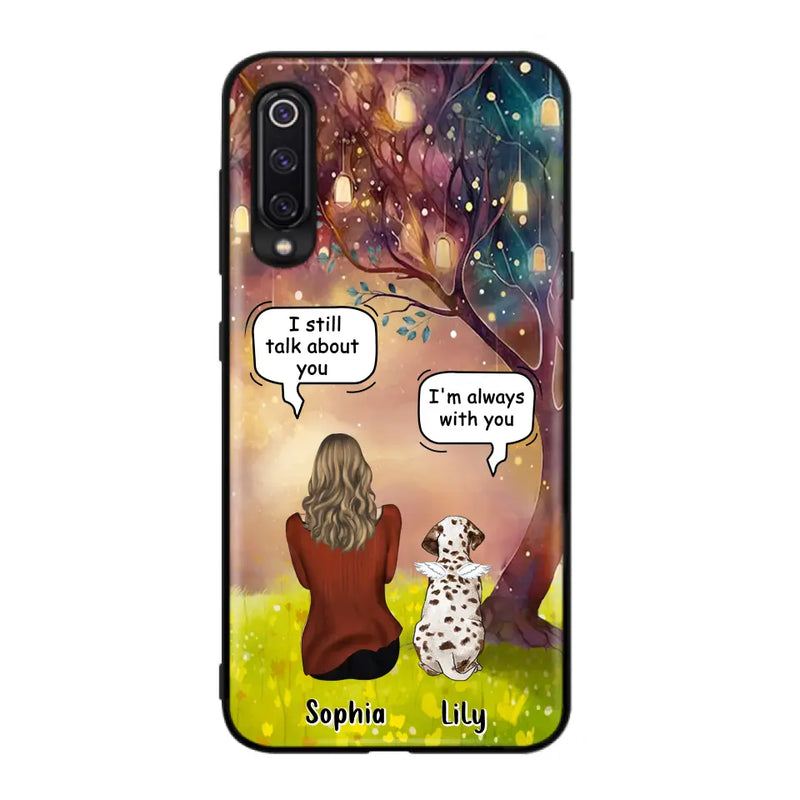 Personalized Memorial Dog Mom Phone Case - Up to 3 Dogs - Memorial Gift Idea for Dog Lovers - I'm Always With You - Case For Xiaomi/Oppo/Huawei
