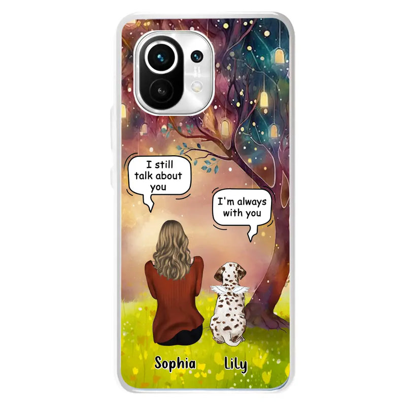 Personalized Memorial Dog Mom Phone Case - Up to 3 Dogs - Memorial Gift Idea for Dog Lovers - I'm Always With You - Case For Xiaomi/Oppo/Huawei