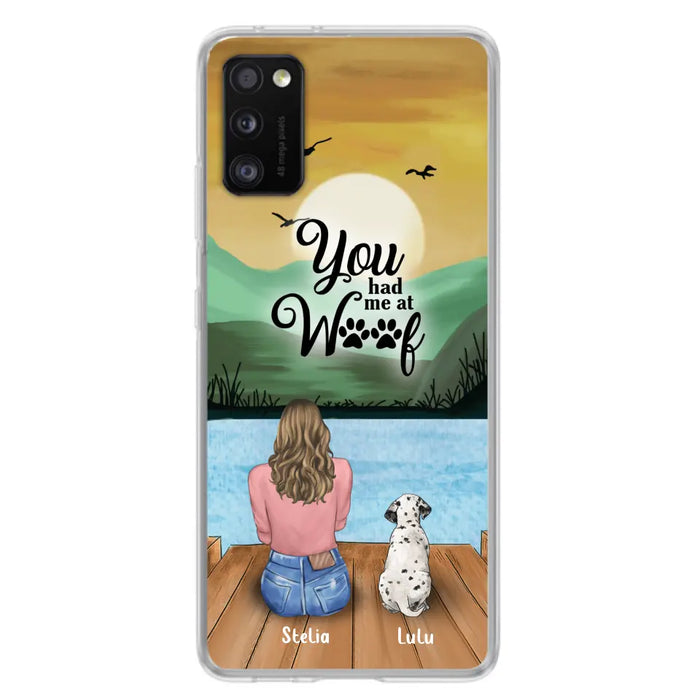 Custom Personalized Dog Mom Phone Case - Gifts For Dog Lover With Upto 4 Dogs - You Had Me At Woof - The New Version for iPhone 16 Series