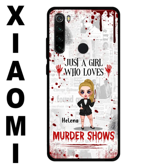 Personalized Witch Phone Case - Gift Idea For Witch Lover/ Halloween - Just A Girl Who Loves Murder Shows - Case For Oppo/Xiaomi/Huawei