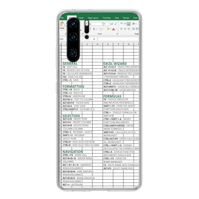 Personalized Excel Phone Case - Gift Idea For Excel Lovers - Cases For Oppo/Xiaomi/Huawei