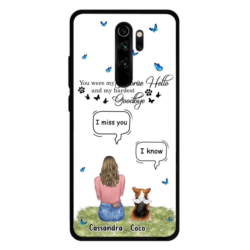 Personalized Pet Phone Case - Up to 4 Pets - Gift Idea For Couple/Dog/Cat Lover - You Were My Favorite Hello - Case For Oppo/Xiaomi/Huawei