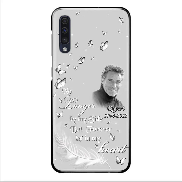 Custom Personalized Memorial Phone Case - Memorial Gift Idea For Family - Upload Photo - Case For iPhone/Samsung - No Longer By My Side But Forever In My Heart