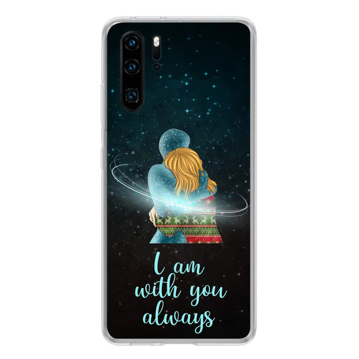 Custom Personalized Memorial Phone Case - Memorial Gift Idea For Family/Couple - Case For Oppo/Xiaomi/Huawei - I Am With You Always