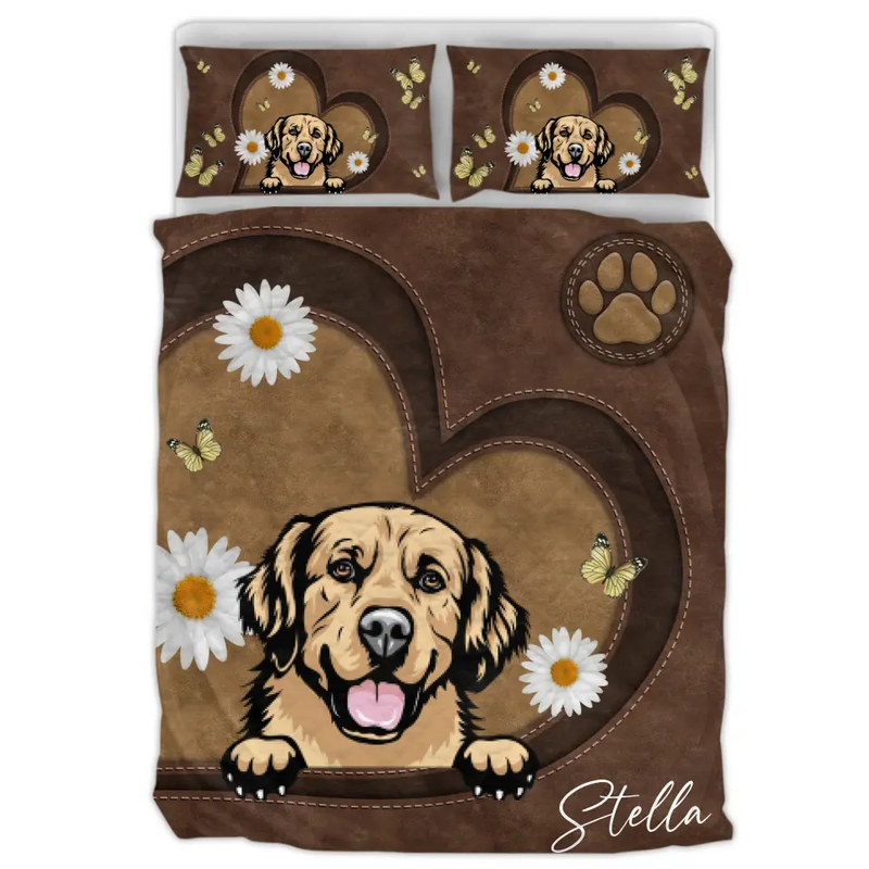 Personalized Dog Quilt Bed Sets - Gift Idea For Dog Lovers/Owners