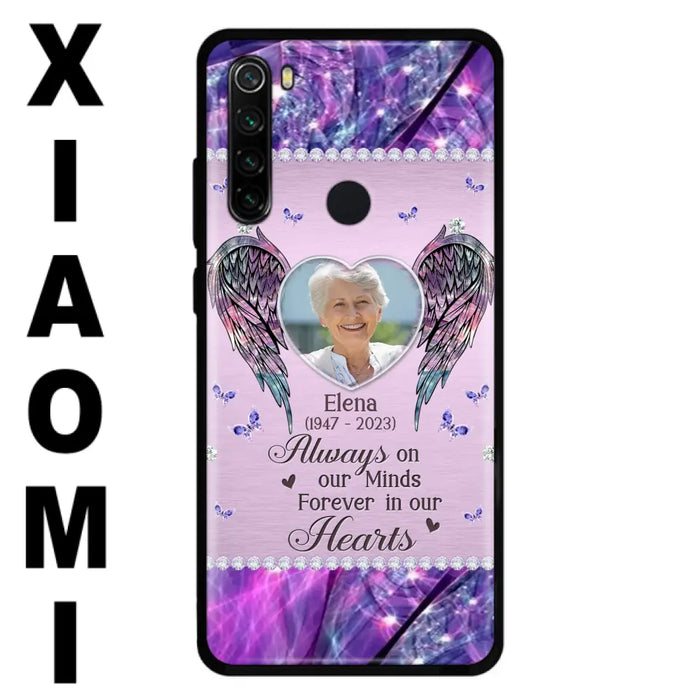 Custom Personalized Memorial Phone Case - Memorial Gift Idea For Family - Case For Oppo/Xiaomi/Huawei - Always On My Mind s Forever In Our Hearts