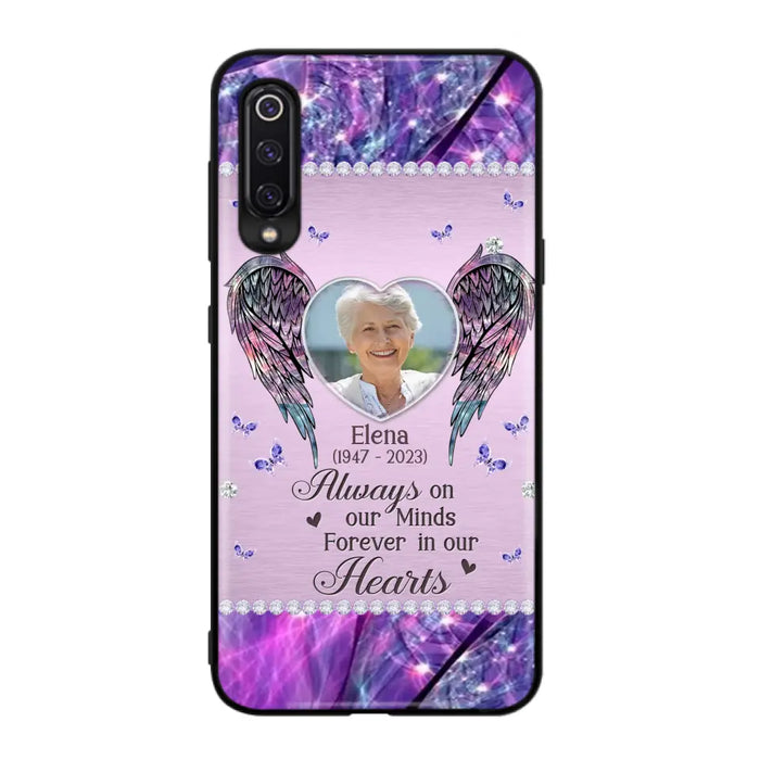 Custom Personalized Memorial Phone Case - Memorial Gift Idea For Family - Case For Oppo/Xiaomi/Huawei - Always On My Mind s Forever In Our Hearts