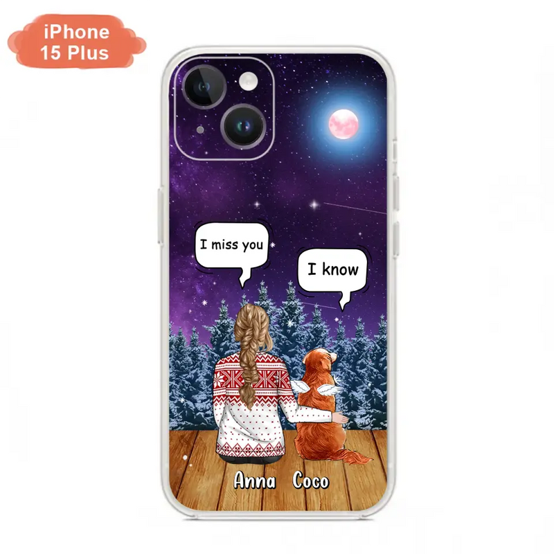 Personalized Memorial Pet Phone Case - Up to 4 Pets - Memorial Gift Idea For Dog/Cat Lover - Case For iPhone/Samsung