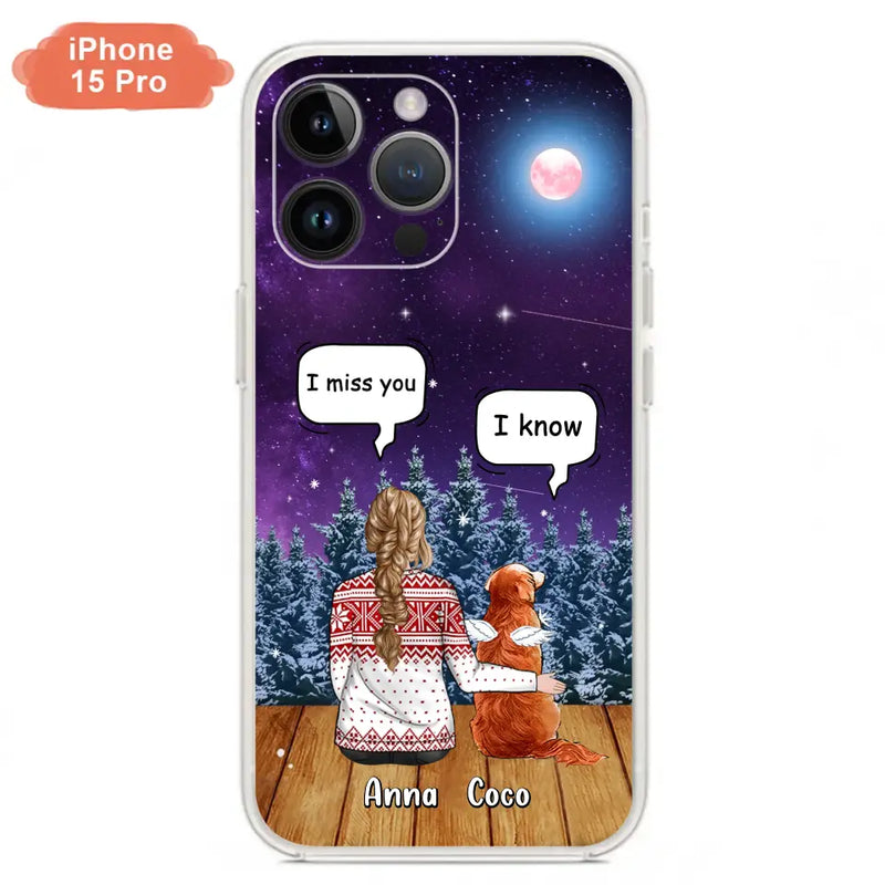 Personalized Memorial Pet Phone Case - Up to 4 Pets - Memorial Gift Idea For Dog/Cat Lover - Case For iPhone/Samsung