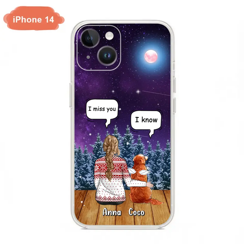 Personalized Memorial Pet Phone Case - Up to 4 Pets - Memorial Gift Idea For Dog/Cat Lover - Case For iPhone/Samsung