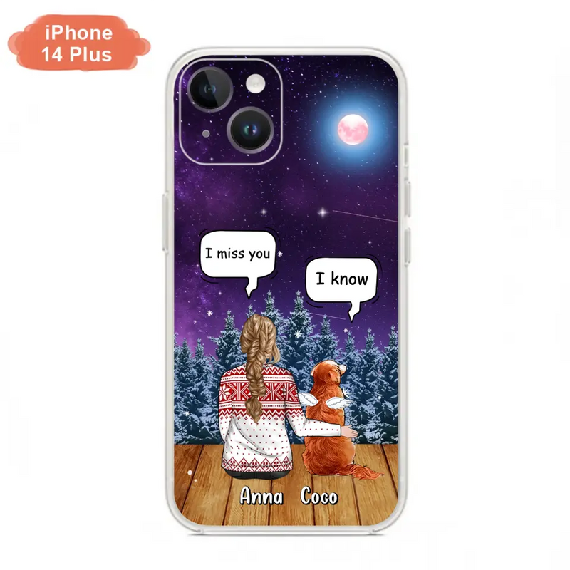 Personalized Memorial Pet Phone Case - Up to 4 Pets - Memorial Gift Idea For Dog/Cat Lover - Case For iPhone/Samsung
