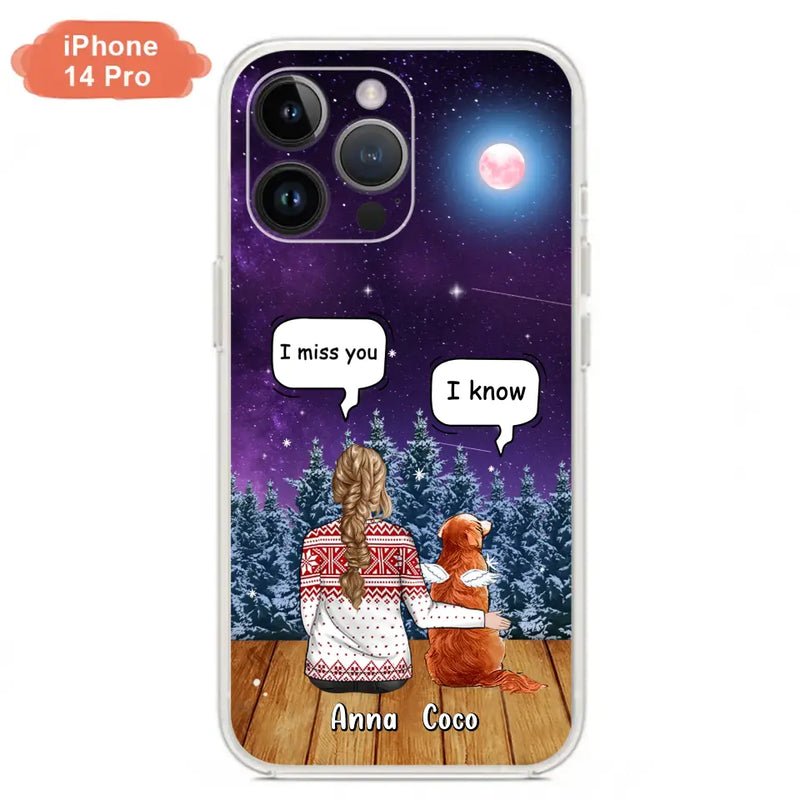 Personalized Memorial Pet Phone Case - Up to 4 Pets - Memorial Gift Idea For Dog/Cat Lover - Case For iPhone/Samsung