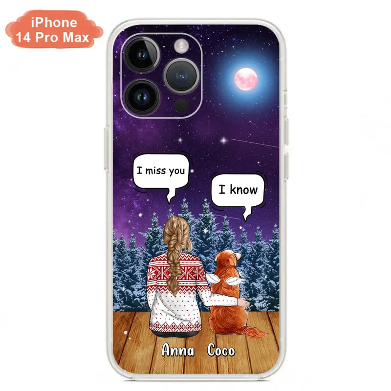 Personalized Memorial Pet Phone Case - Up to 4 Pets - Memorial Gift Idea For Dog/Cat Lover - Case For iPhone/Samsung