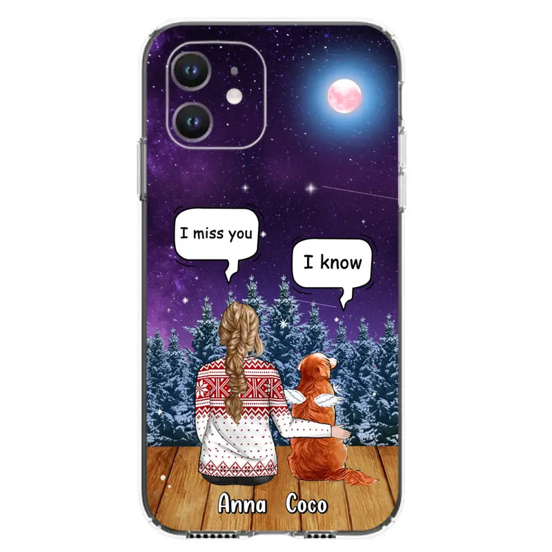 Personalized Memorial Pet Phone Case - Up to 4 Pets - Memorial Gift Idea For Dog/Cat Lover - Case For iPhone/Samsung