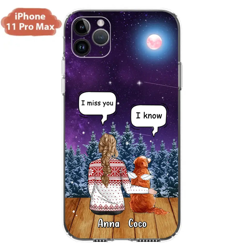 Personalized Memorial Pet Phone Case - Up to 4 Pets - Memorial Gift Idea For Dog/Cat Lover - Case For iPhone/Samsung