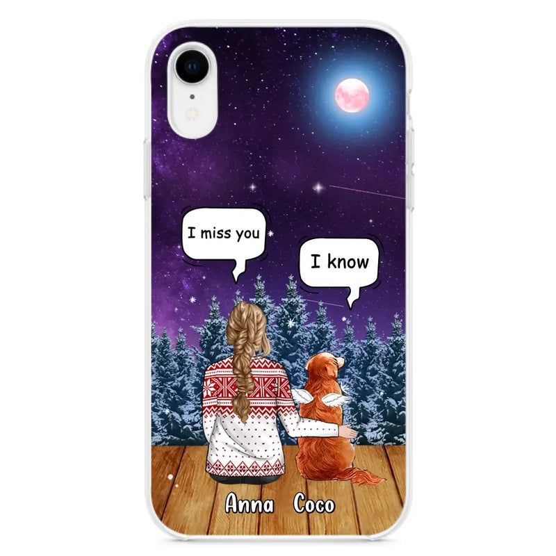 Personalized Memorial Pet Phone Case - Up to 4 Pets - Memorial Gift Idea For Dog/Cat Lover - Case For iPhone/Samsung