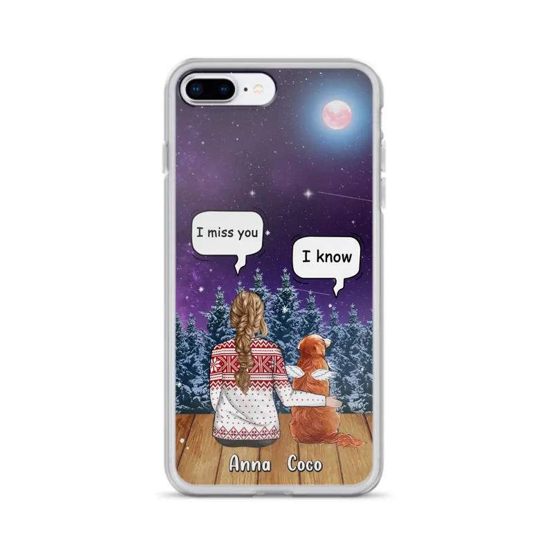 Personalized Memorial Pet Phone Case - Up to 4 Pets - Memorial Gift Idea For Dog/Cat Lover - Case For iPhone/Samsung