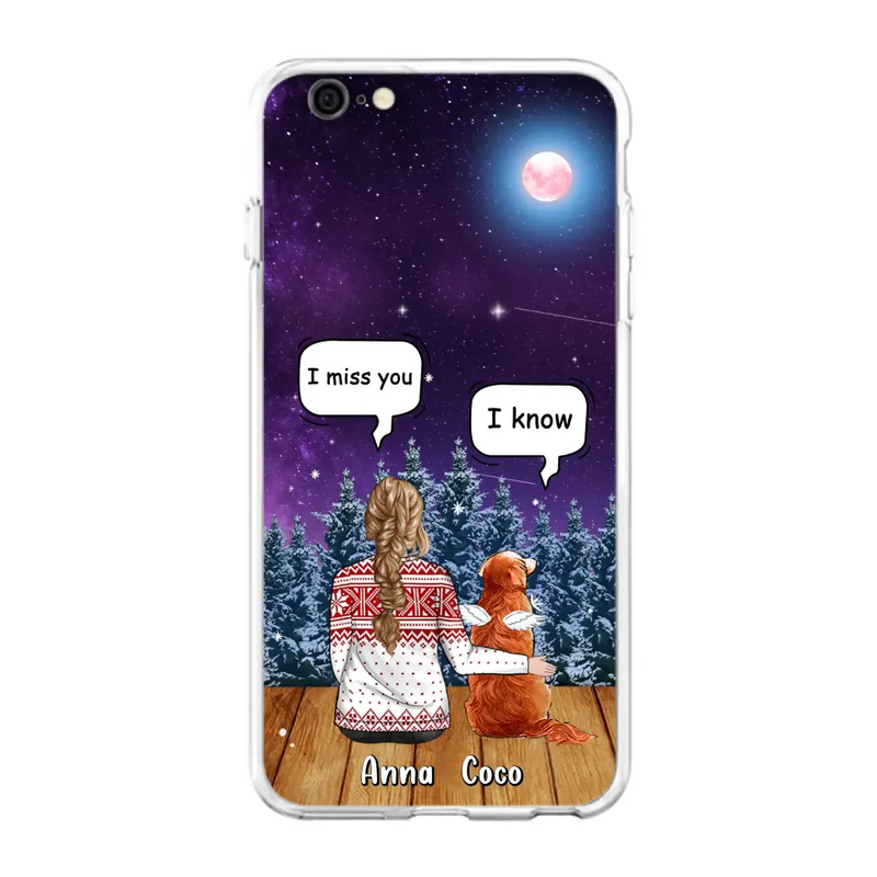 Personalized Memorial Pet Phone Case - Up to 4 Pets - Memorial Gift Idea For Dog/Cat Lover - Case For iPhone/Samsung