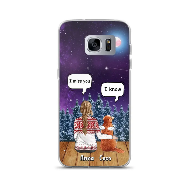 Personalized Memorial Pet Phone Case - Up to 4 Pets - Memorial Gift Idea For Dog/Cat Lover - Case For iPhone/Samsung