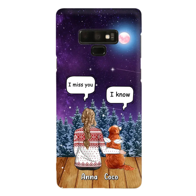 Personalized Memorial Pet Phone Case - Up to 4 Pets - Memorial Gift Idea For Dog/Cat Lover - Case For iPhone/Samsung