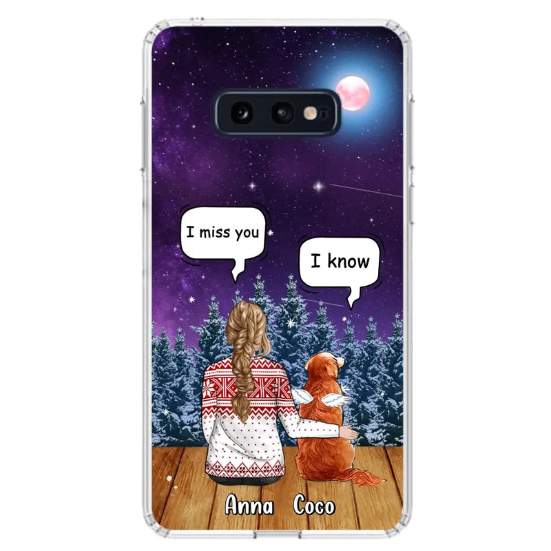 Personalized Memorial Pet Phone Case - Up to 4 Pets - Memorial Gift Idea For Dog/Cat Lover - Case For iPhone/Samsung