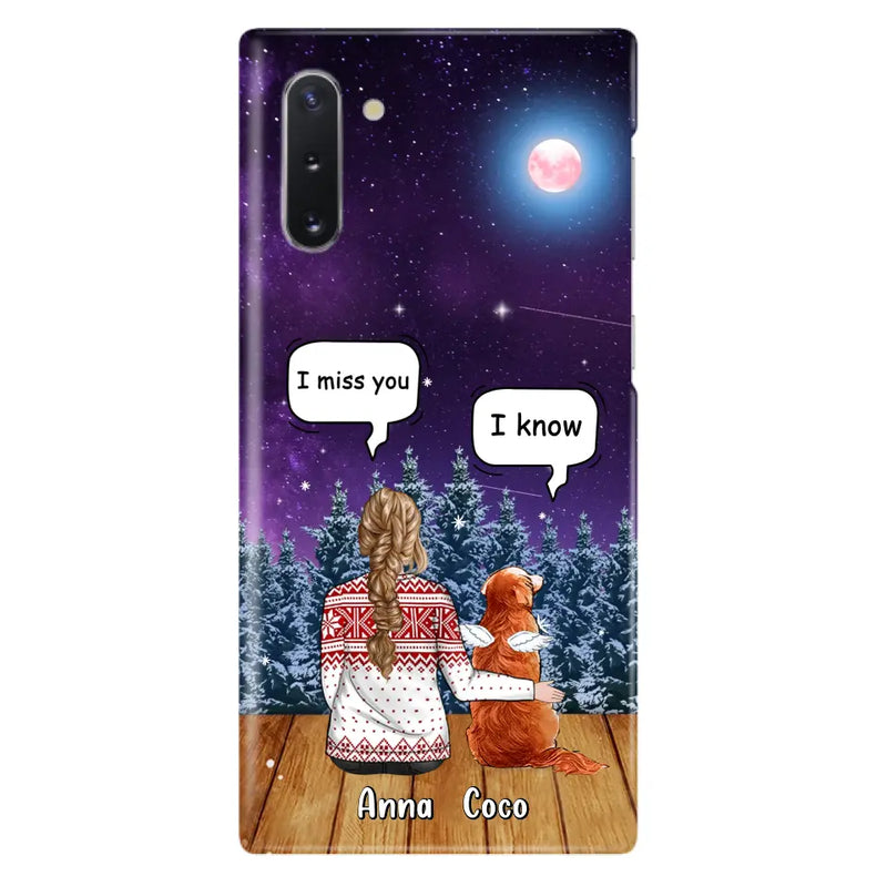 Personalized Memorial Pet Phone Case - Up to 4 Pets - Memorial Gift Idea For Dog/Cat Lover - Case For iPhone/Samsung