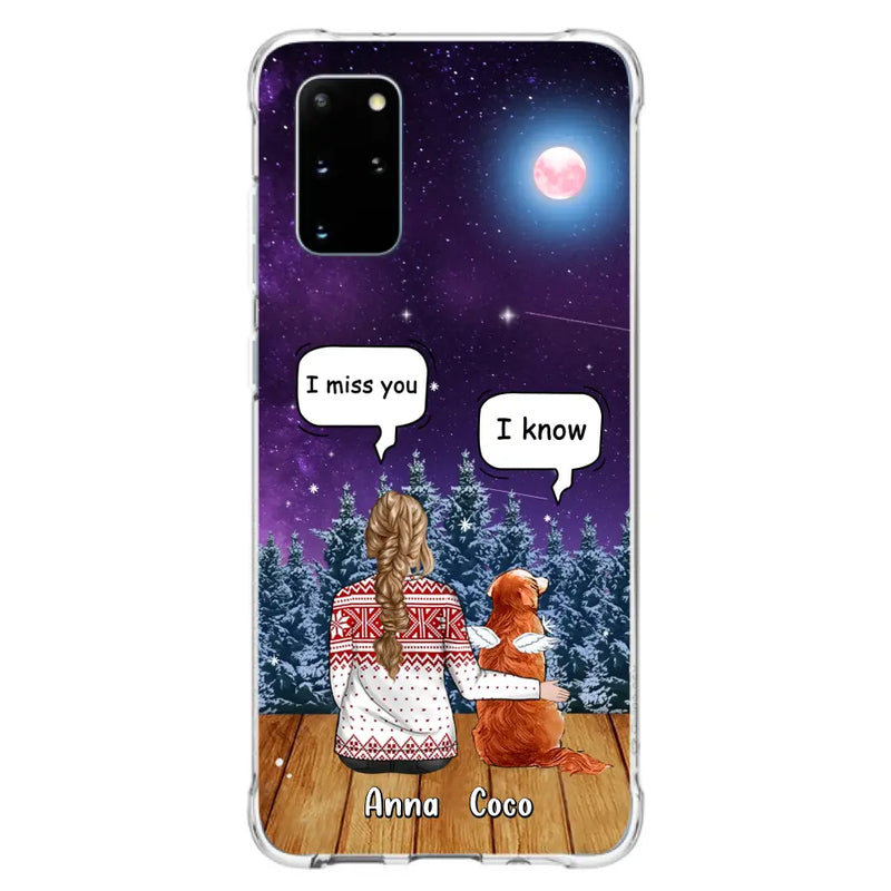 Personalized Memorial Pet Phone Case - Up to 4 Pets - Memorial Gift Idea For Dog/Cat Lover - Case For iPhone/Samsung