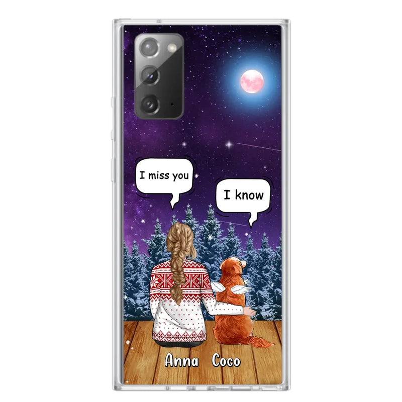 Personalized Memorial Pet Phone Case - Up to 4 Pets - Memorial Gift Idea For Dog/Cat Lover - Case For iPhone/Samsung