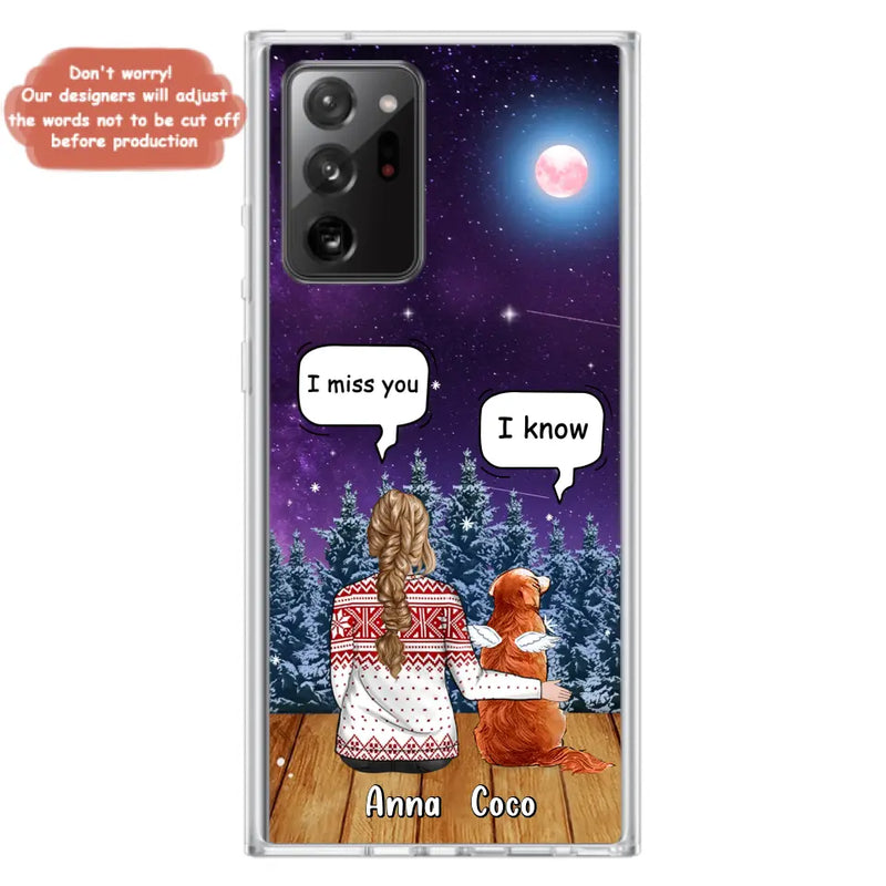 Personalized Memorial Pet Phone Case - Up to 4 Pets - Memorial Gift Idea For Dog/Cat Lover - Case For iPhone/Samsung