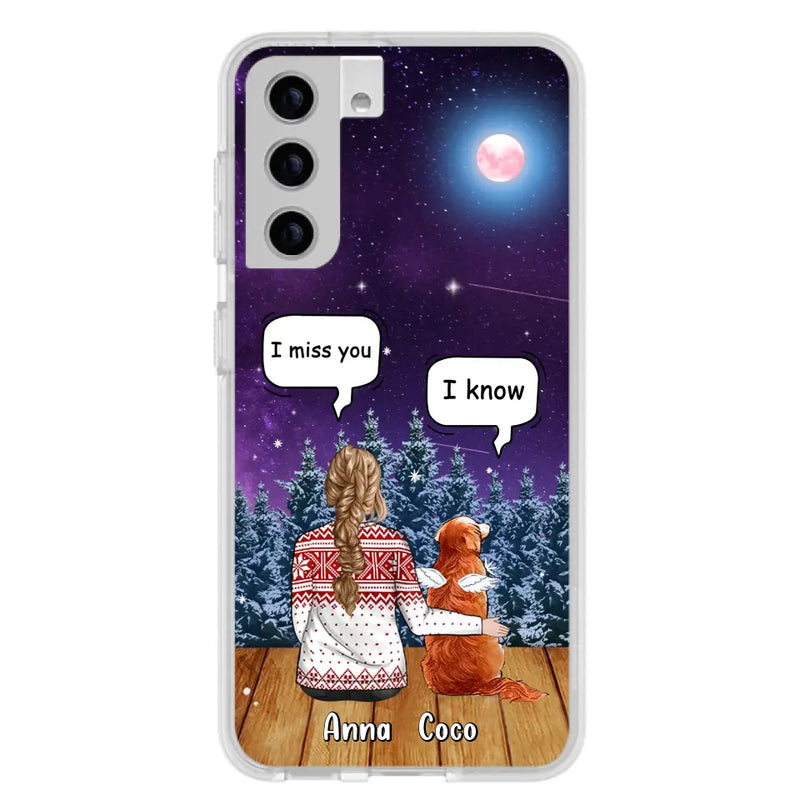 Personalized Memorial Pet Phone Case - Up to 4 Pets - Memorial Gift Idea For Dog/Cat Lover - Case For iPhone/Samsung