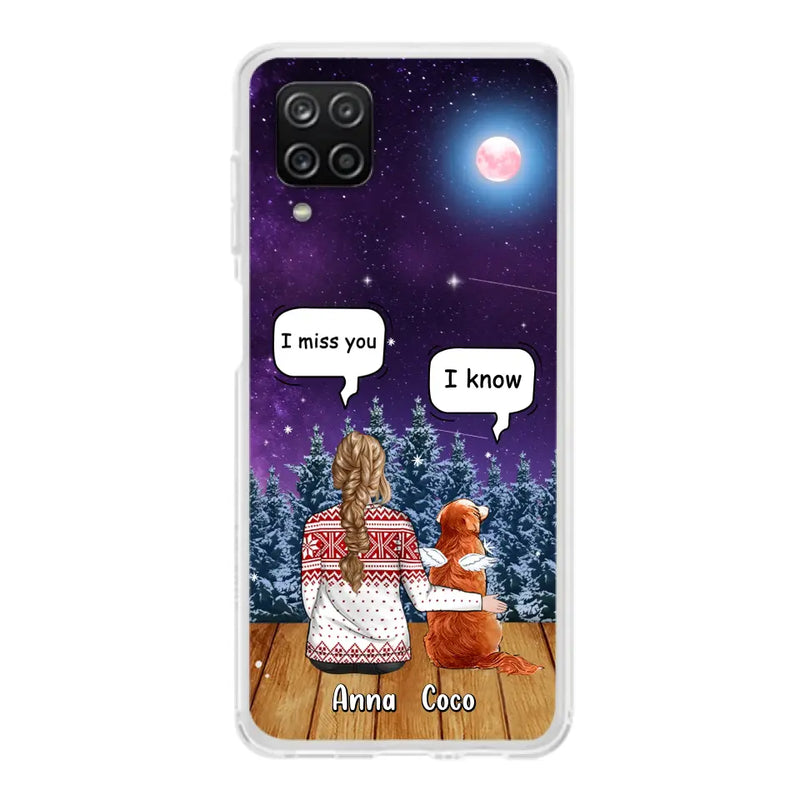 Personalized Memorial Pet Phone Case - Up to 4 Pets - Memorial Gift Idea For Dog/Cat Lover - Case For iPhone/Samsung