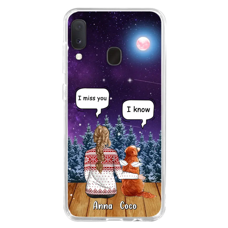 Personalized Memorial Pet Phone Case - Up to 4 Pets - Memorial Gift Idea For Dog/Cat Lover - Case For iPhone/Samsung