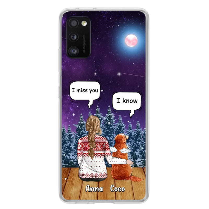 Personalized Memorial Pet Phone Case - Up to 4 Pets - Memorial Gift Idea For Dog/Cat Lover - Case For iPhone/Samsung
