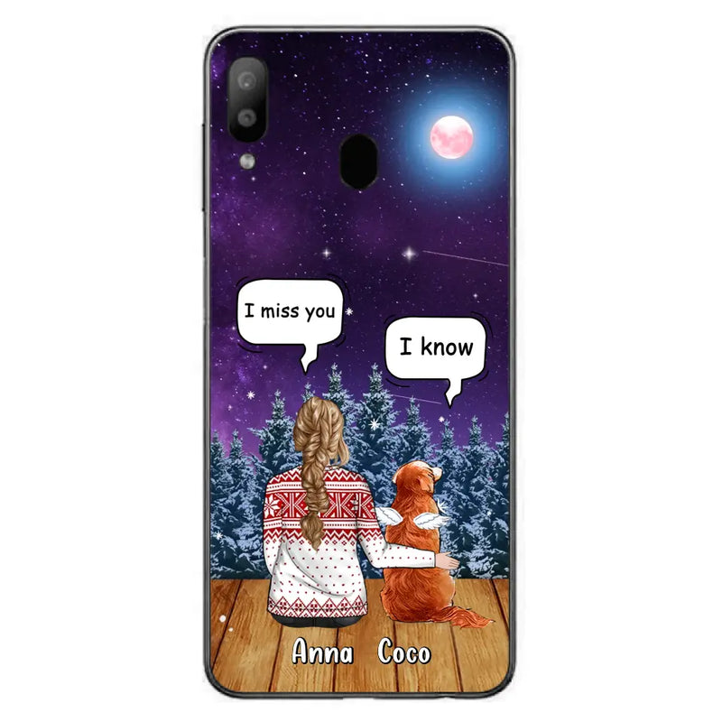 Personalized Memorial Pet Phone Case - Up to 4 Pets - Memorial Gift Idea For Dog/Cat Lover - Case For iPhone/Samsung